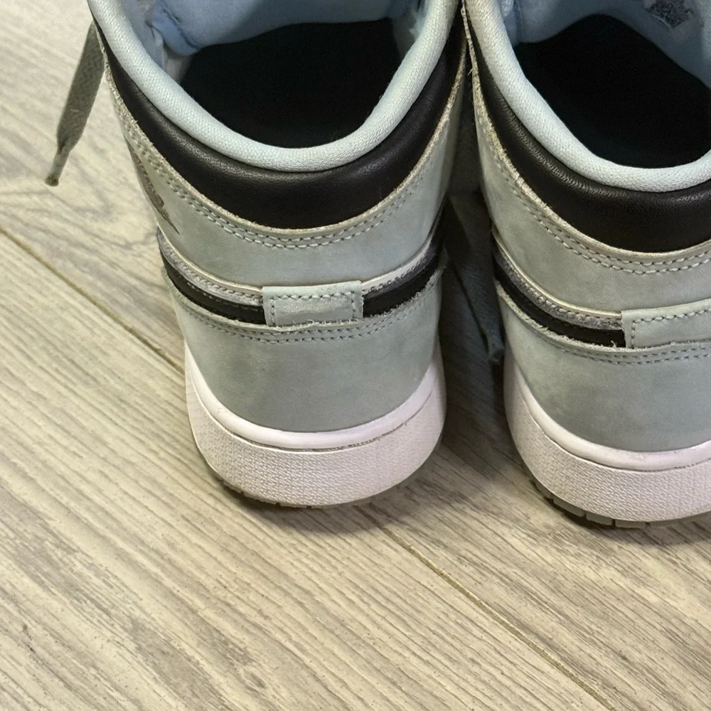 Nike Air Jordan Light Blue and White Sneakers
